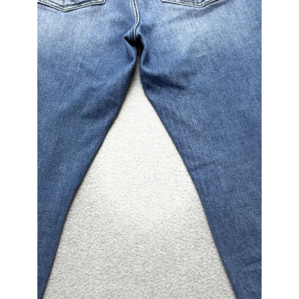 BKE‎ Gabby Jeans Womens Size 30 Blue High Rise Curvy Fit Ankle Skinny Distressed